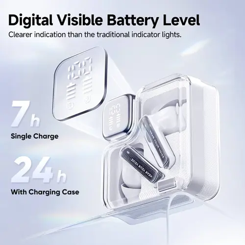 هدفون بلوتوثی کیو سی وای مدل MeloBuds Neo (8)